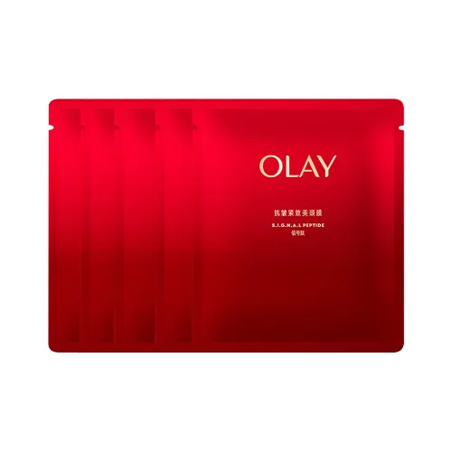 Olay Укрепляющая Красота Маска для Шеи Уменьшение Мимолетных Угрей Успокаивающая Увлажняющая 1 шт 6г * 5 шт Коробка