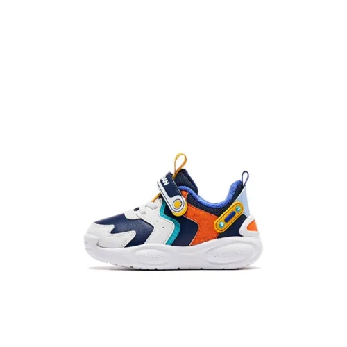 QIAODAN Водонепроницаемый Низкий Топ Обувь для малышей Сине-белый Infant и Toddler