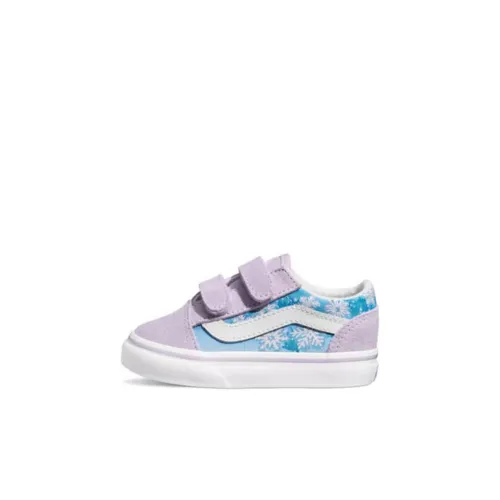 Vans Old Skool Амортизация Износостойкие Низкие Топ Обувь для малышей Фиолетовый Infant и Toddler