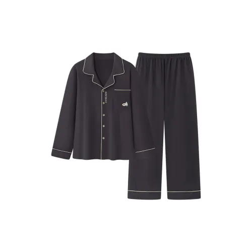 UAVAE Пижамный комплект Мужской Темно-серый