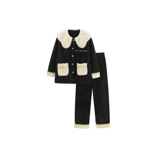 WANANNI Пижамный комплект женский черный