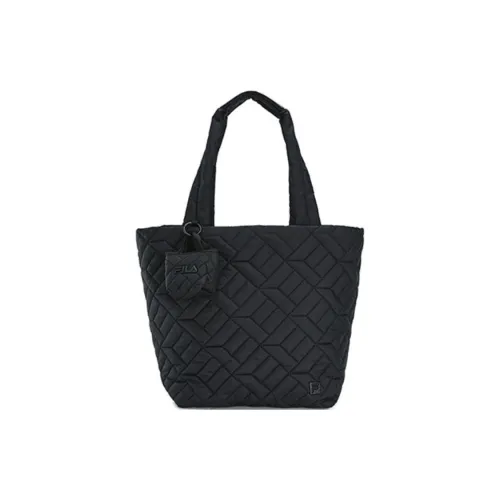 FILA Фитнес Ткань Тоут Сумка Сумка для покупок Сумка Большая Женская Черная