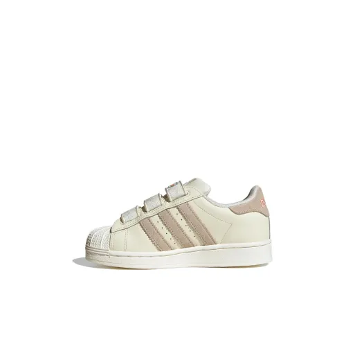 Adidas Originals SUPERSTAR Slip-resistant Anti KICK Low Top Детские Скейтбординги Белый Детский