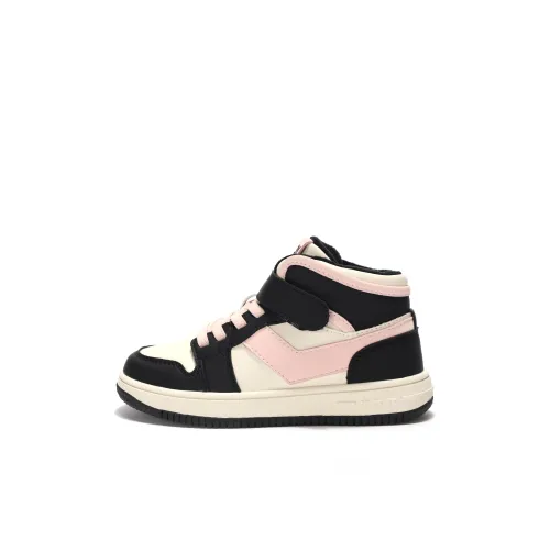 PONY CITY WINGS Противоскользящий Дышащий Термический Высокий Топ Детские Скейтбординг Черный Розовый с Подкладкой из Флиса Детский