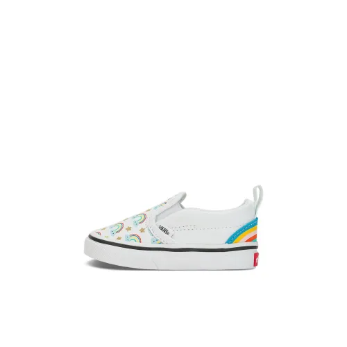 Vans Slip On Series Low Топ Обувь для малышей Белый Infant And Toddler