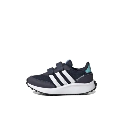 Adidas Neo Run 70S Slip Resistant Abrasion Resistant Low Top Kids Lifestyle Shoes Синий Белый Детский