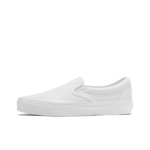 VANS Slip On 98 Амортизация Устойчивый к истиранию Дышащие Низкие Кроссовки для скейтбординга Унисекс Белый