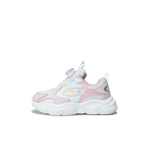 ROOKIE Slip-resistant Abrasion-resistant Kids Lifestyle Shoes White Pink Kids ROOKIE Противоскользящие Аbrasion-resistant Детские Lifestyle Обувь Белый Розовый Детский