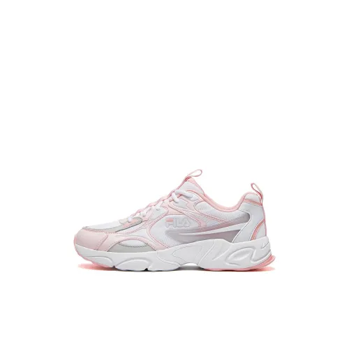 FILA KIDS Наследие FHT MARS Амортизация Износостойкий Низкий Топ Детская Беговая Обувь Розовая Детская