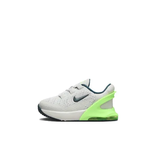 Nike Air Max 270 Амортизация Низкий Топ Обувь для малышей Белый Зеленый Infant и Toddler