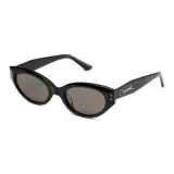 Черная оправа с черно-серыми линзами