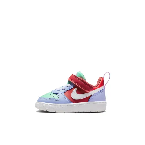 Nike Court Borough Low Recraft Дышащий Низкий Топ Обувь для малышей Белый Фиолетовый Infant And Toddler