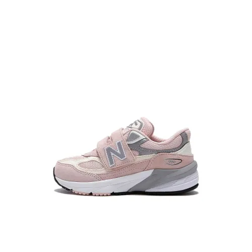 New Balance FuelCell 990v6 Детская беговая обувь Низкий топ Розовый Серый Kids