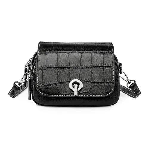 VANDEE Сумка через плечо из коровьей кожи стандартная женская черная