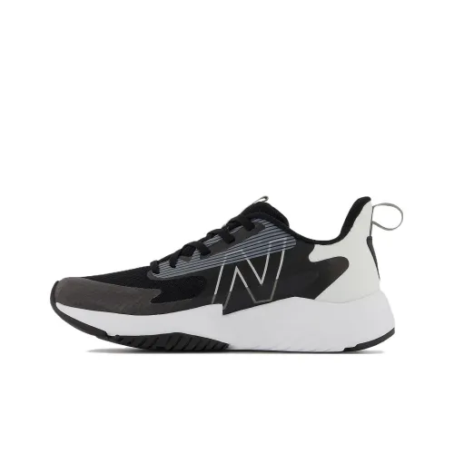 New Balance NB Rave RUN Series Низкий Топ Детские Беговые Кроссовки Черный Белый Подростки