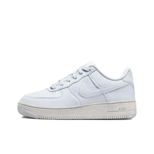 Nike Air Force 1 Crater Slip-resistant Abrasion-resistant Low Top Детские Скейтбординг Белый Подростки
