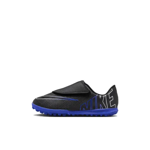Nike R. Mercurial Vapor 15 противоскользящие анти-KICK с амортизацией низкие детские футбольные бутсы синий черный