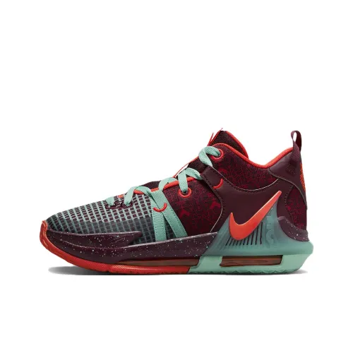Nike Witness 7 Детская баскетбольная обувь MID Топ Красный Зеленый Унисекс