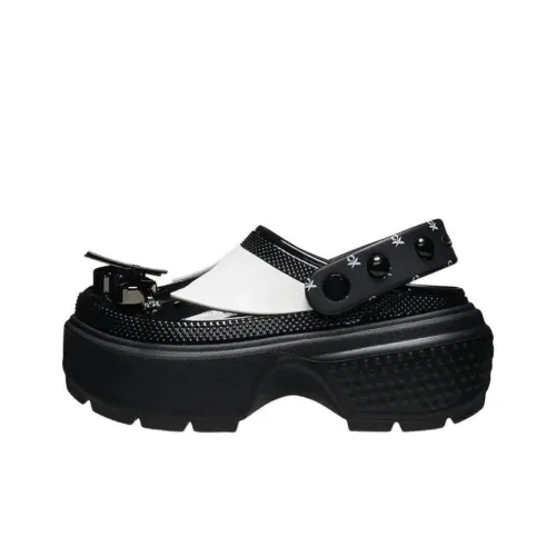 Crocs Stomp Sabo Женские Черные