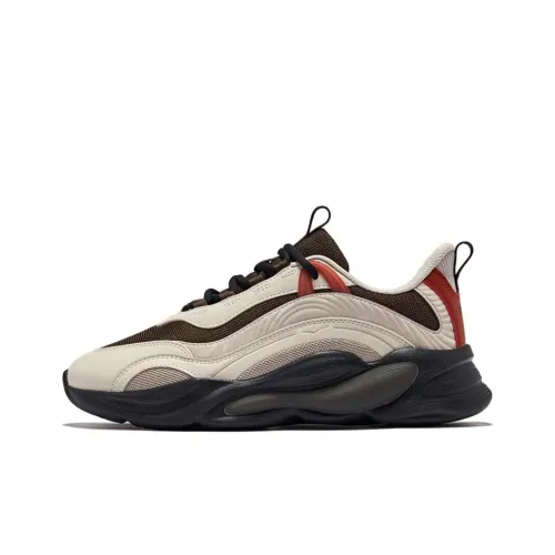 Erke Wei Yang Осенний Зимний Edition визуально увеличивает рост Низкий Топ Повседневный Мужской Темный цвет Сандал Серый "Железный человек"