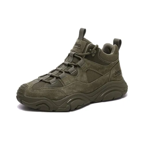 JEEP Альпинистские и туристические ботинки High Top Khaki Мужской
