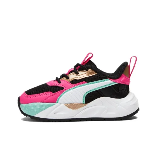 PUMA RS Trck Kids Lifestyle Shoes Розовый зеленый Подростки