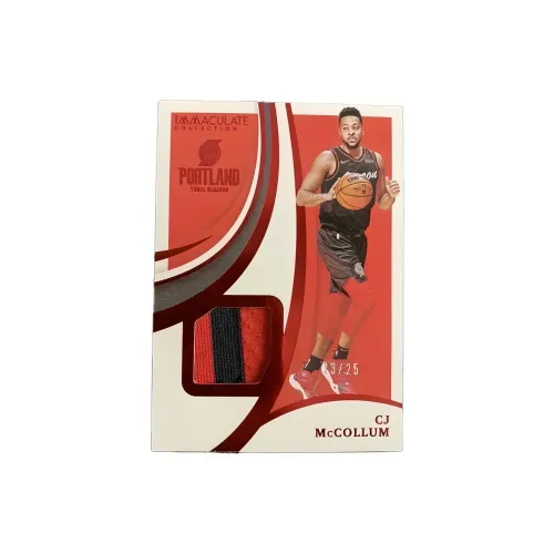 Панини CJ McCollum 2020 21 IMM Expansion 23 25 Патч Игрок Карточки Спортивные Карты 1 шт