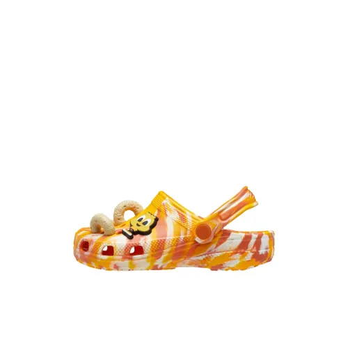 Crocs Classic Clog Дышащие Сандалии Апельсин Детские