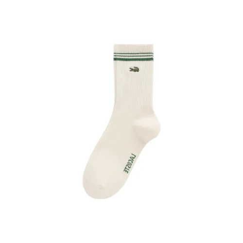 LACOSTE Collaboration 1 Pack White Men's MID Shin Носки