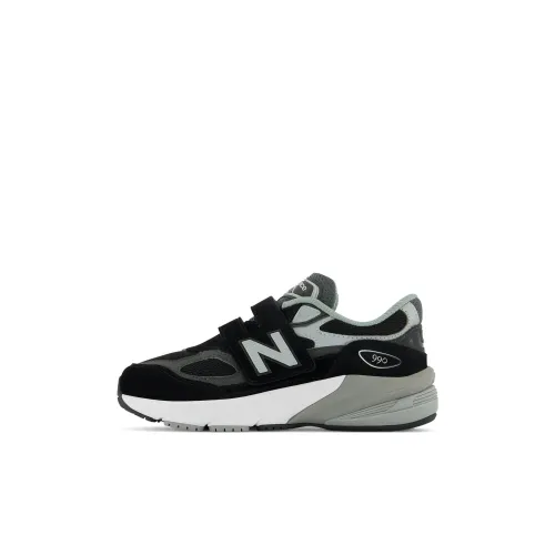 New Balance NB 990 V6 Low Топ Детская Беговая Обувь Черная Детская
