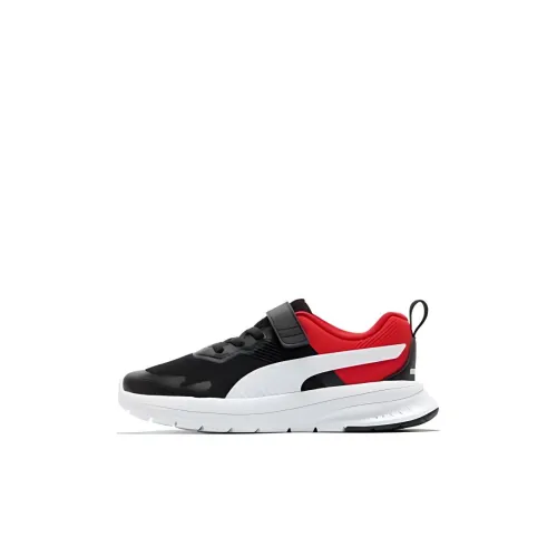 PUMA Flex Essential Детские беговые кроссовки Низкий топ Черный Красный Kids