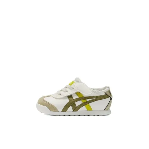 Onitsuka Tiger MEXICO 66 Амортизация Низкий Топ Обувь для малышей Бежевый Коричневый Младенец и Малыш