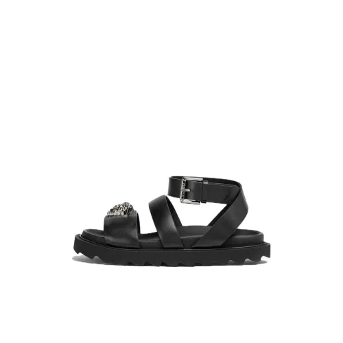 VERSACE La Medusa Аbrasion Resistant Children's Sandals Black Children's
