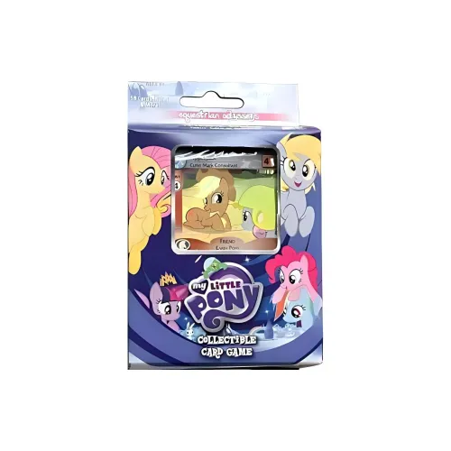 Hasbro Мой маленький пони Персонажи Версия для США Карта Jockey Лошадь для верховой езды AJ Jia'ER IP Аниме Карточки 58 шт. Коробка