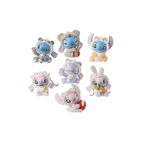Miniso X Disney Lilo Stitch Collection Стич Стич Animal Party Слепые коробки Один Mystery Коробка Целая коробка 6 шт