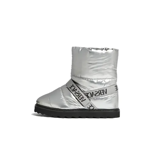 VERSACE Устойчивые к истиранию ботинки серебристого цвета для детей