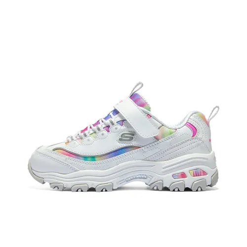 SKECHERS GIRLS Амортизация Износостойкие Низкие Кеды для Детей Lifestyle Белые Подростки