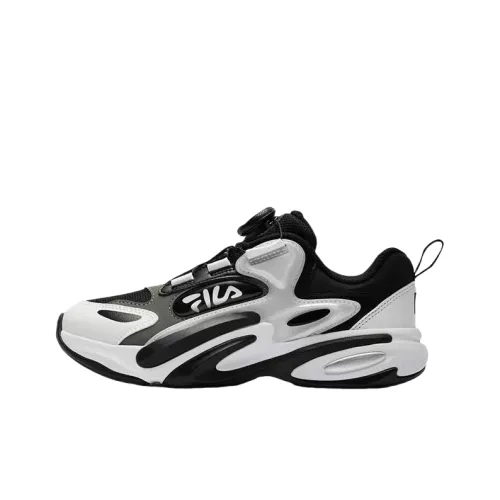 FILA KIDS Беговые кроссовки Low Топ Черный/FILA Белый Школьный возраст