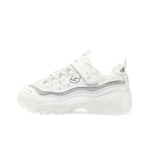 SKECHERS GIRLS Детская беговая обувь Низкий топ Белый Школьный возраст