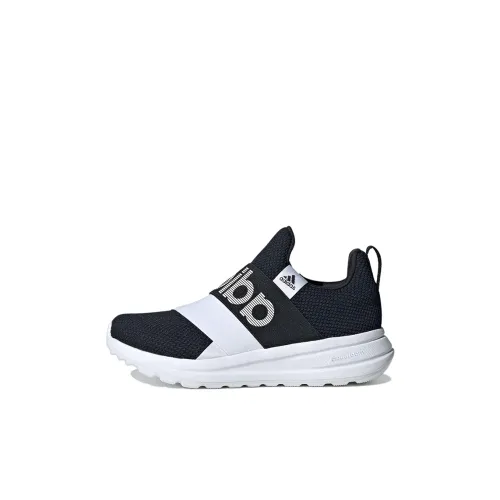 Adidas Neo LITE RACER ADAPT 6,0 Slip-Resistant Low Top Kids Lifestyle Shoes Black White Kids