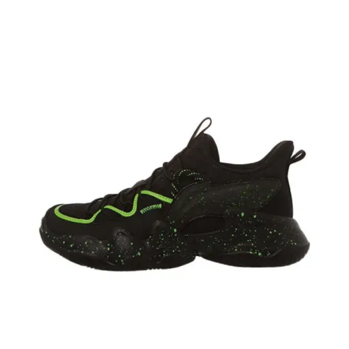 LINING YOUNG Sports Life Collection Амортизация и Дышащий Низкий Топ KIDS Lifestyle Shoes Черный