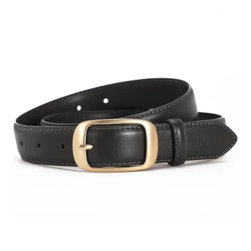 AOKANG Ремни из крупнозернистой текстуры коровьей кожи женские несколько цветов ширина 2,9 см