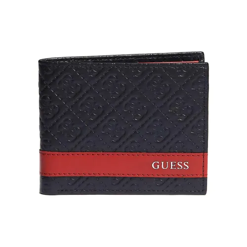 GUESS Кошельки Черный Красный Мужской