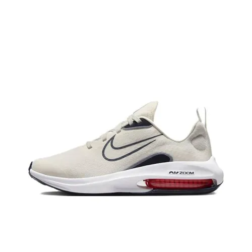 Nike Air Zoom Arcadia 2 Slip-resistant Shock Absorbers Низкий Топ Детская Беговая Обувь Бежевого Цвета