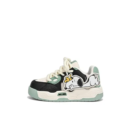 SNOOPY PILOT Устойчивый к истиранию противоскользящий низкий топ детские повседневные туфли желтого цвета