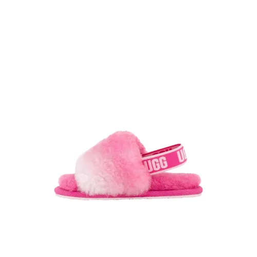 UGG FLUFF YEAH Детские сандалии Градиент розовый для малышей