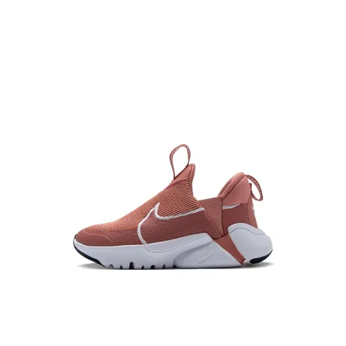 Nike Flex Plus 2 Slip Resistant Abrasion Resistant Низкий Топ Детские Беговые Кроссовки Красный Белый Детские Возраст 3-7 Лет