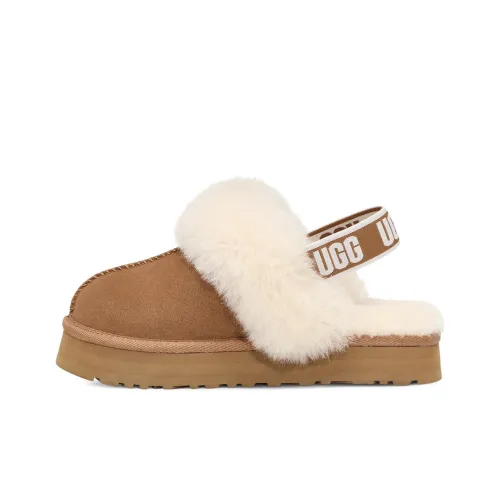 UGG Детские уличные тапочки, каштановый цвет, школьный возраст