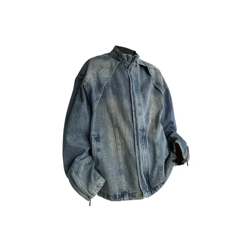 GONGFUSHE Denim Jacket Unisex Blue GONGFUSHE Деним Куртка Унисекс Синий