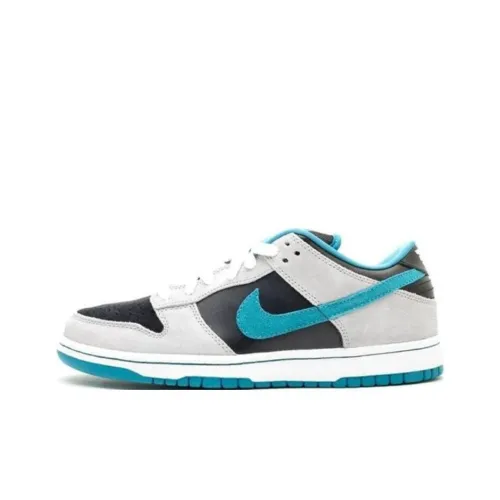nike Dunk SB Chrome Шар Incident Нескользящий Легкий Низкий Топ Скейтбординг Мужской Белый Черный Синий
